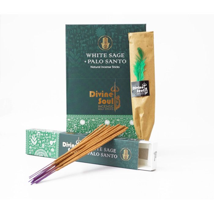 Пахощі Біла Шавлія та Пало Санто DIVINE SOUL WHITE SAGE PALO SANTO 15 грам