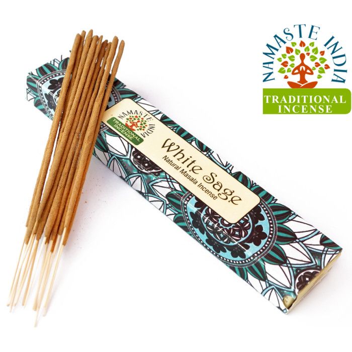 Пахощі Біла Шавлія Намасте Індія NAMASTE INDIA White Sage 15 грам