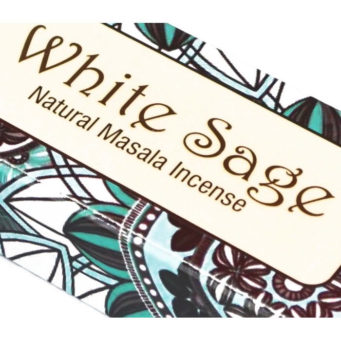 Пахощі Біла Шавлія Намасте Індія NAMASTE INDIA White Sage 15 грам
