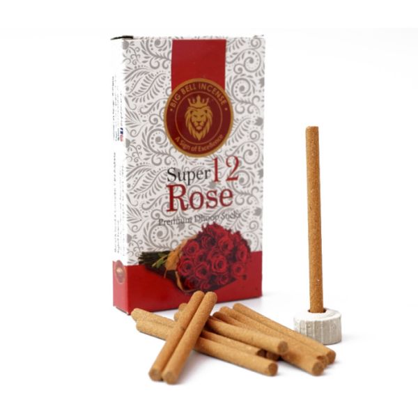 Пахощі безосновні Троянда BIG BELL Dhoop Rose 10 шт.