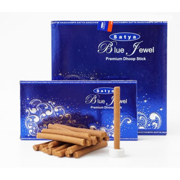 Пахощі безосновні Синя Дорогоцінність Сатья SATYA BLUE JEWEL DHOOP 20 шт.