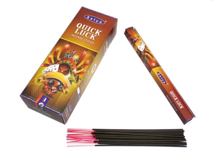 Ароматические палочки Быстрая удача Сатья Satya QUICK LUCK 20 шт.