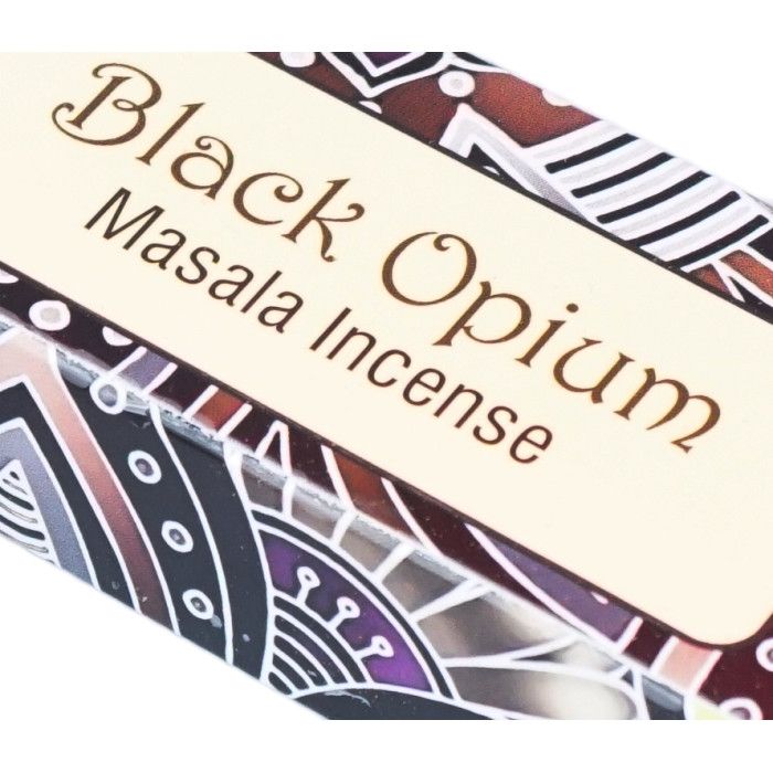 Благовония Чёрный опиум Намасте Индия NAMASTE INDIA BLACK OPIUM 15 грамм