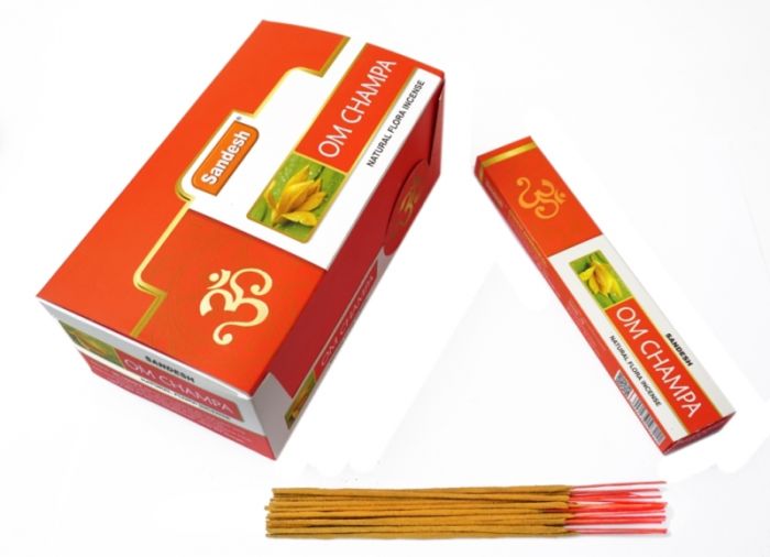 Ароматичні палички Ом Чампа Sandesh OM Champa 15 грам