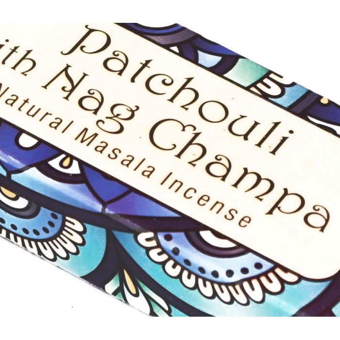Аромапалочки Пачули + Наг Чампа Намасте Индия NAMASTE INDIA PATCHOULI + NAG CHAMPA 15 грамм