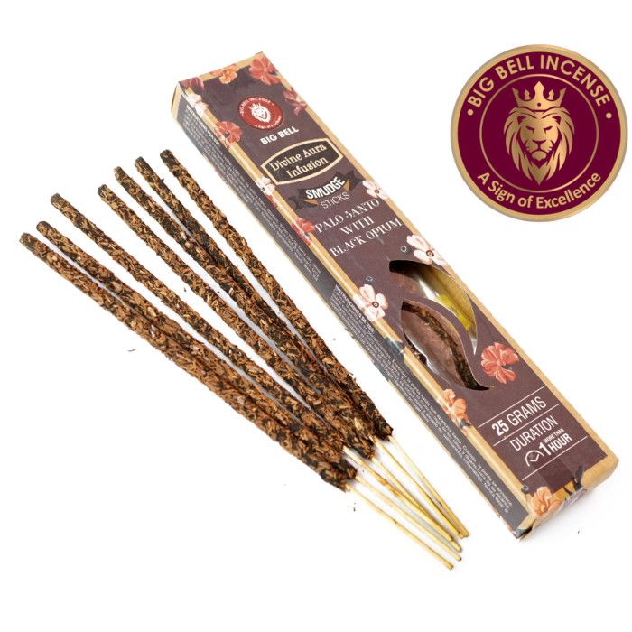 Благовония Пало Санто и Черный Опиум BIG BELL Smudge Palo Santo Black Opium 25 грамм