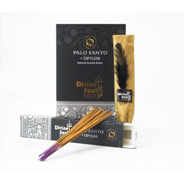 Благовония Пало Санто и Опиум  DIVINE SOUL PALO SANTO OPIUM 15 грамм