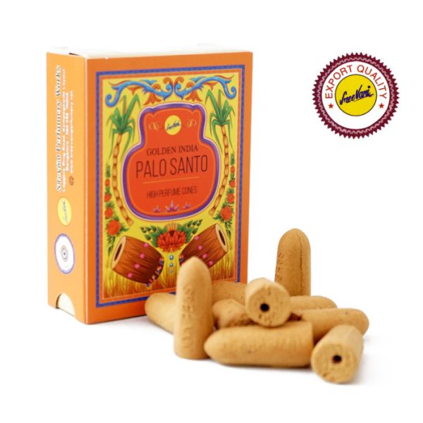 Аромаконусы Жидкий дым Пало Санто Sreevani Back Flow cones Palo Santo 10 шт.