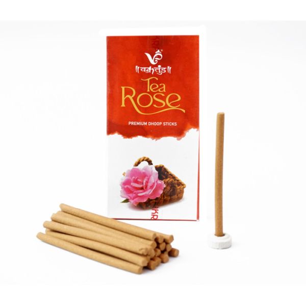 Пахощі безосновні Чайна Троянда UNITED FRAGRANCE Tea Rose Dhoop 20 шт.