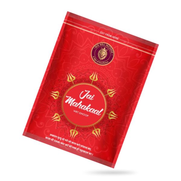 Благовония пластилин Джай Махакал BIG BELL Wet Dhoop Jai Mahakaal 125 грамм