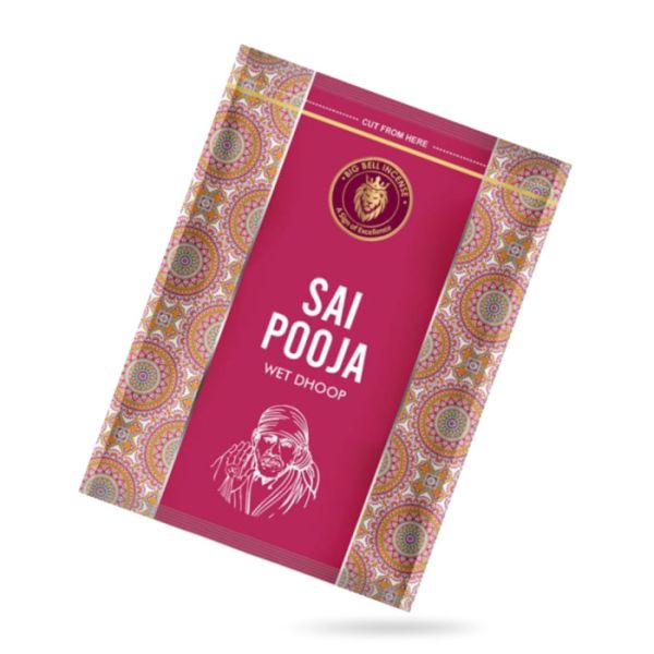 Пахощі пластилін Саі Пуджа BIG BELL Wet Dhoop Sai Pooja 125 грам