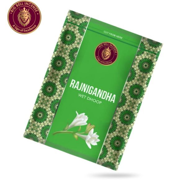 Пахощі пластилін Тубероза BIG BELL Wet Dhoop Rajnigandha 125 грам