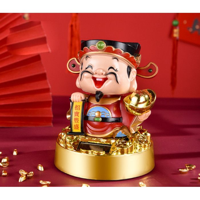 Бог багатства Південної зони на сонячній батарейці 14 см