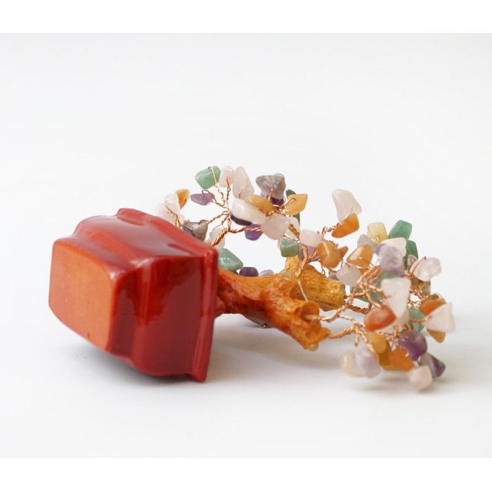 Дерево Щастя з камінням Мікс 16 см