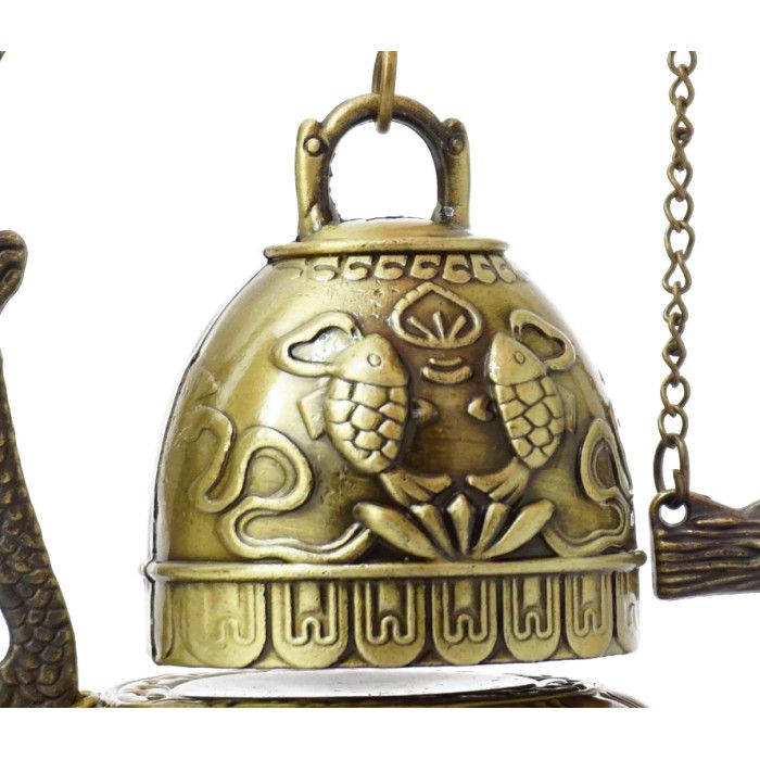 Дзвіночок настільний силуміновий "Дві рибки"