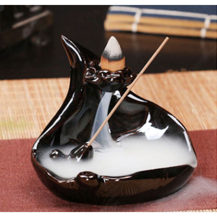 Підставка для пахощів Рідкий дим "Лист" №2 керамічна