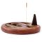 Підставка під аромапалички та конуси "Ом у колі" дерев'яна кругла