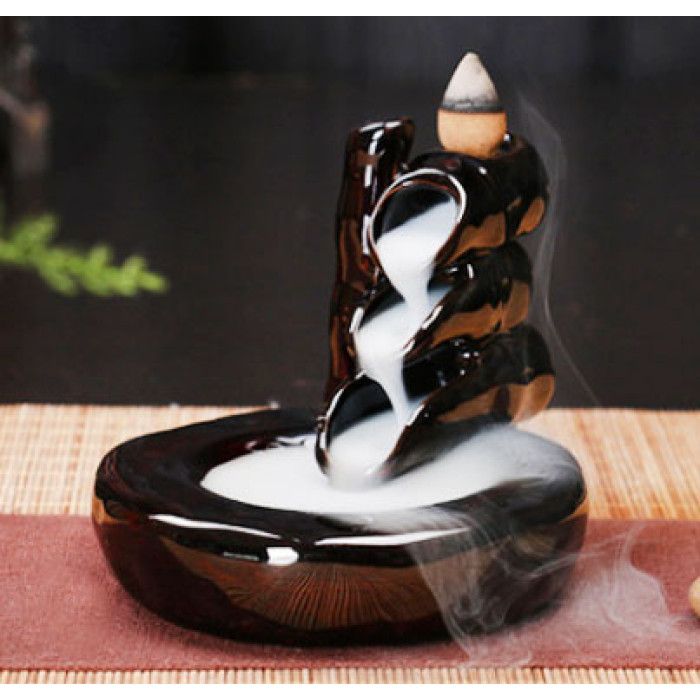 Підставка для пахощів "Рідкий дим" керамічна "Бамбук"