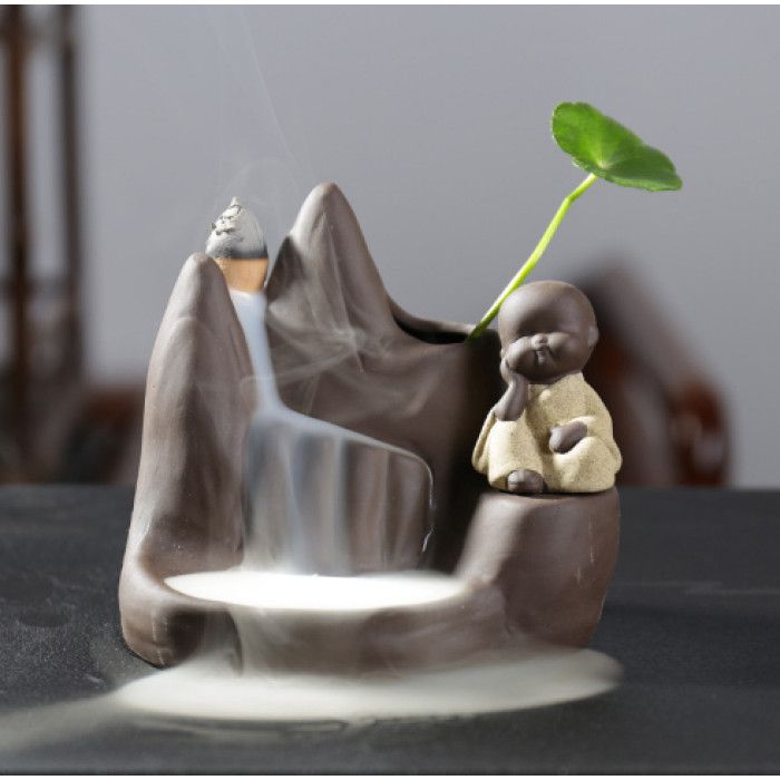 Підставка для пахощів "Рідкий дим" керамічна "Дві вершини Безтурботність"