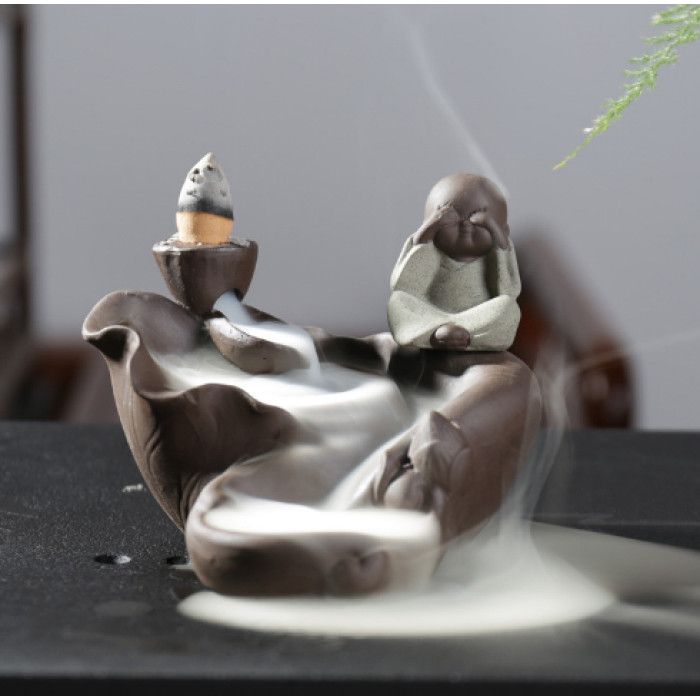 Підставка для пахощів Рідкий дим "Спіраль Нічого не бачу" керамічна