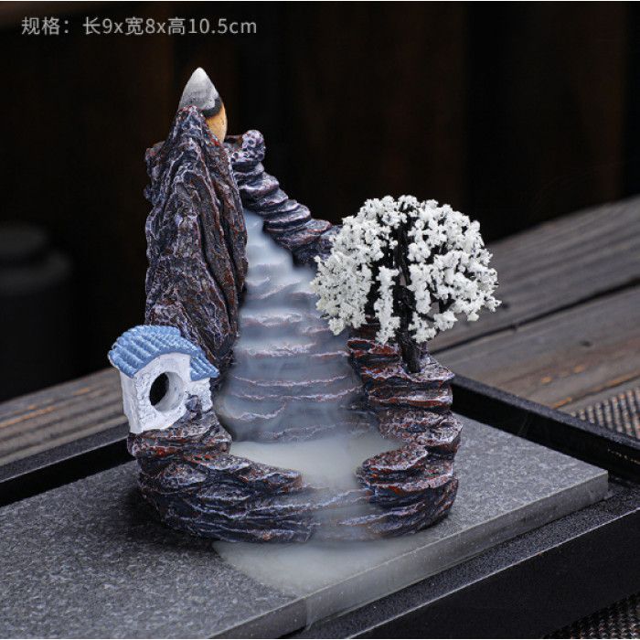 Підставка для пахощів "Рідкий дим" полістоун "Місячна брама"