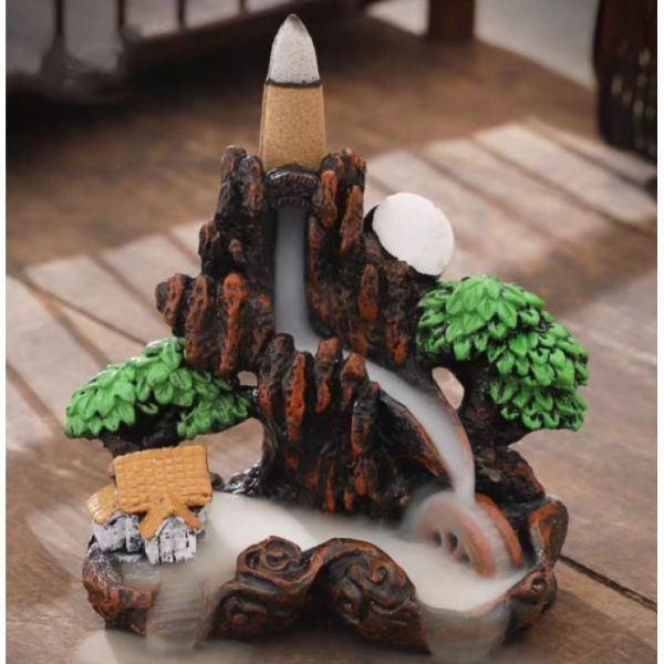 Подставка для благовоний "Жидкий дым" полистоун "Удача"