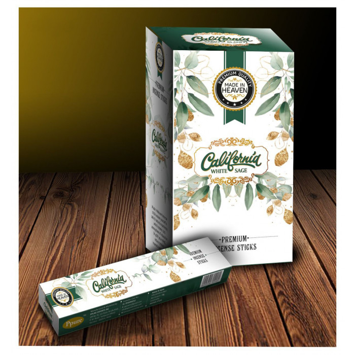 Пахощі Каліфорнійська Біла Шавлія MADE IN HEAVEN California White Sage 15 грам