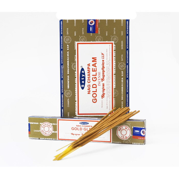 Аромапалочки Золотой Блеск Сатья SATYA GOLD GLEAM 15 грамм