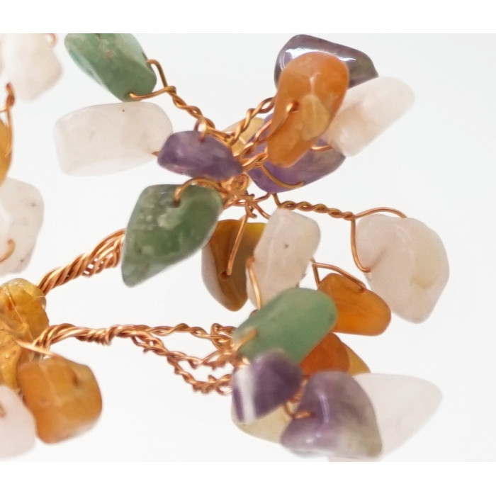 Дерево Щастя з камінням Мікс 16 см