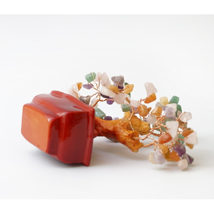 Дерево Щастя з камінням Мікс 16 см