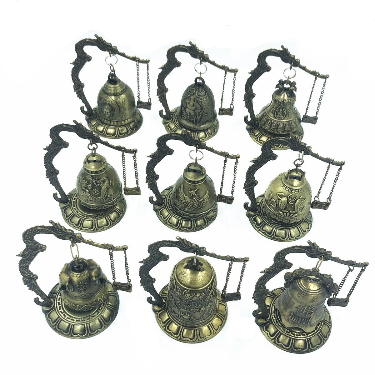 Дзвіночок настільний силуміновий "Будда" 12 см.